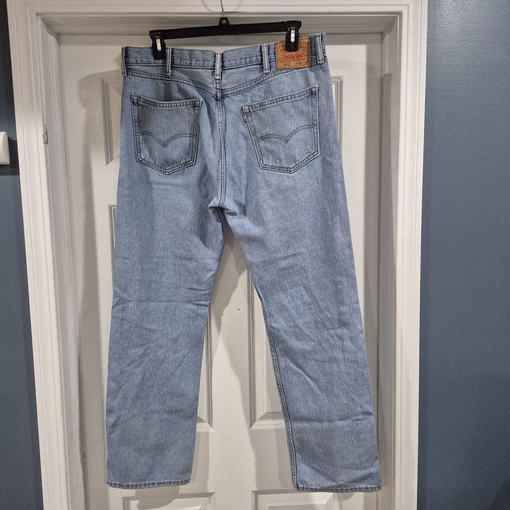 Vtg Levis‎ 505 Jeans Mens 38x32 Straight Regular 100% Cotton Y2K Classic